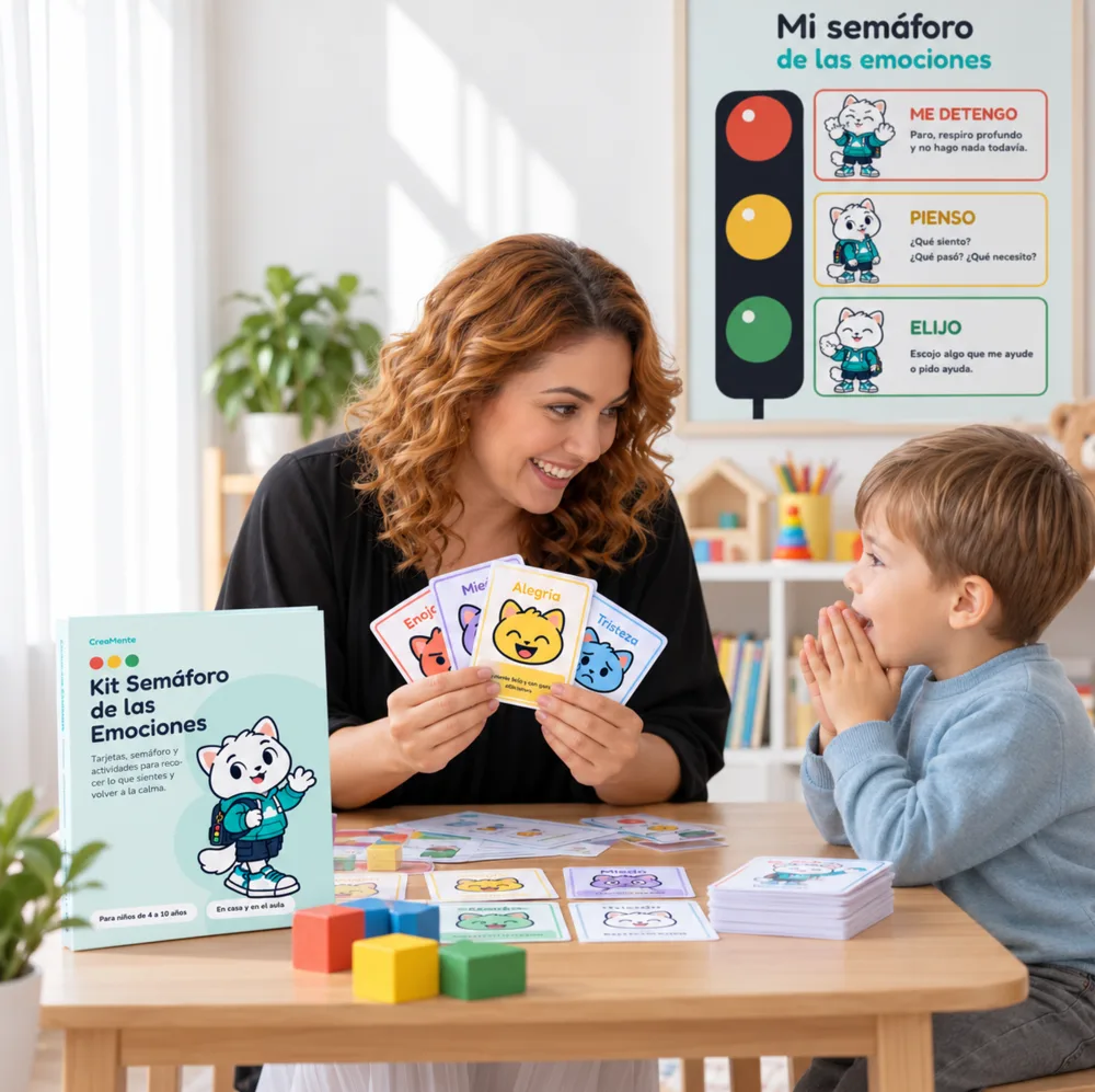 Niños aprendiendo a gestionar emociones